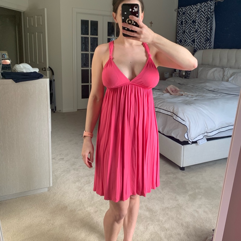 Forever 21 XXI pink summer dress S